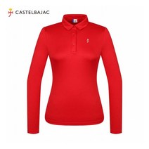 [까스텔바작] (여성)리사이클 긴팔 카라 티셔츠_BGAFTS903_RE