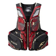 시마노 구명조끼 낚시 플로팅 베스트 VF - 112T, 레드