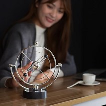 {It 아이템} 진자운동장식 회전형 뉴턴의요람 진자운동 밸런스볼 진자모빌 진자운동 뉴턴의요, 회전형진자운동