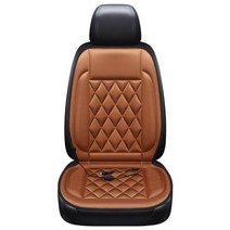 Zoomland 자동차온열시트 온열시트 운전석 12V/24V 전용, 12v블랙1pc