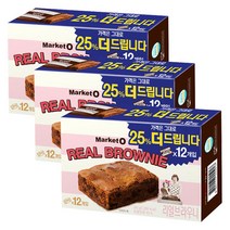 오리온 마켓오 New리얼브라우니 20g 12개 x 3, 마켓오 New리얼브라우니 20g 12