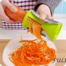 FULIBS회전 대패기 주방 다기능 수세미외 오이 껍질 깎기 밀가루 반죽 국수 절단기 과일과 채소 절단기 회전채칼, 1개