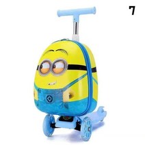 JL 사랑스럽고 창의로운 어린이 캐릭터만화 킥보트 트렁크 캐리어 15인치 25*20*37cm 스몰 캐리어 여행용캐리어 신축 탈부착레버 캐리어 어린이 완구 조카새해선물