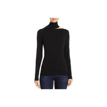 Elie 타하리여성 Vita Black니트셔츠 Mock Turtleneck 스웨터 Top L BHFO 0036