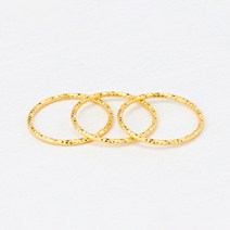 24k 순금 999 컷팅 레이어드 엥게이지 링 반지 실반지 굵기 1.2mm