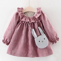 [앙디] P원피스 폼폼앤Set (P024)_(베이비 영유아복 아기옷 아동복 의류 여아용 봄 가을 예쁜원피스)
