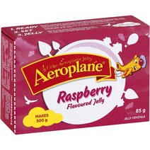 에어로플레인 젤리 오리지널 라즈베리 85g Aeroplane Jelly Original Raspberry, 1팩