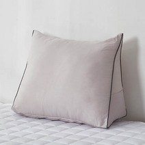 잔다 슬림 선염 40수트윌 삼각 등받이쿠션커버(솜미포함), 40수 퍼플그레이(솜미포함)