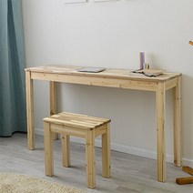 다니엘우드 사이드테이블 원목 좁은 공간 슬림한 테이블, 아카시아1200×300