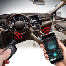 스마트키 원격 시동 용 트렁크 릴리스 버튼이있는 범용 자동차 경보 시스템 제어 자동차, 없음