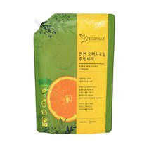 에코띠끄 친환경 과일 채소용 주방세제 리필 1000ml