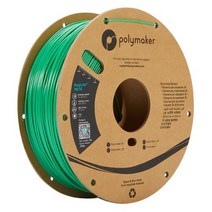 Polymaker 3D 프린터 PolyLite PETG 필라멘트 Green 1kg, 3D 프린터 PETG 필라멘트 Green 1kg