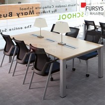 퍼시스 도서실 책상 테이블 독서실 열람대 TJD126CD, 상세페이지 참조2