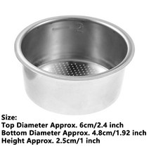 드롱기단일 레이어 스테인레스 스틸 커피 기계 필터 스트레이너 그릇 맞는 액세서리 홈 오피스에 대한 Delo, 01 Type A