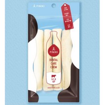 천연소가죽 애견치석제거 우유롤 4p 3개 강아지껌간식