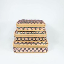 대나무 석작 추석 설 명절선물 포장 예단 음식함 떡포장 한과바구니, 석작 대