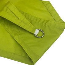 햇빛 가리 옥스포드 정원 안뜰 테라스 수영장 태양 홈 데코 직각 방수 그늘 돛 3x4x5m, [16] Yellow Green