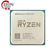 AMD Ryzen 5 프로 1600 R5 3.2 GHz 리퍼 제품 6 코어 CPU 프로세서 YD160BBBM6IAE 소켓 AM4 라이젠 씨피유 쿨러 미포함, 한개옵션0