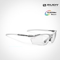 루디 라이돈2 커스텀 화이트-화이트 변색 SP537369WT 스포츠 고글 선글라스