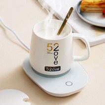 컵워머 USB컵워머 보온 온도유지 머그받침대 KC인증, 핑크