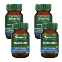 Thompsons 톰슨 철분 Iron 24mg 30정, 4개
