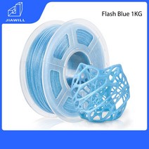 실크 PLA 플러스 필라멘트 PCL 필라멘트 실크 3D 인쇄 필라멘트 FDM3D 프린터 필라멘트 PLA 1KG 1.75MM 3D 펜용 새 도착, PLA Flash Blue 1KG