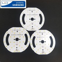 원탑 LED 원형 모듈 15W 삼성칩 PCB 기판 센서등 직부등 매입등 6인치 리폼 교체용, 01.LED모듈 주광색, 주광색, 1개
