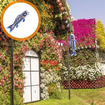 코이노보리 flag carp fish windsock 일본 깃발 펜던트 kite banner 장식 바람 장식 야외 koinobori flags 정원, 보여진 바와 같이