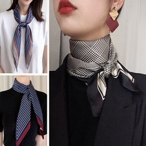 고퀄 심플 모던 캐주얼 정장 넥 타이 부드러운 스카프 트윌리 실크 방도 머플러 헤어 머리 띠 밴드 가방 핸드백 손잡이 끈 패션 악세사리 소품 다양한 패턴 디자인 쁘띠 미니 사각