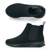 데이워크 가볍고 발편한 아치 서포트 여성 방한 앵클부츠 머지 블랙 (DW6002-BKS) (3.5cm)