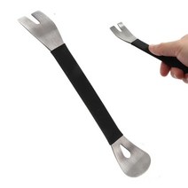 자동차 수리 도구 공구 수리키트림 제거 도구 스테인레스 스틸 내구성 양단 트림 제거 레벨 프라이 도구 도어 패널 오디오 터미널 패스너 리무버 도구, 3mm, 1