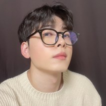 [오프라인 안경원 출고] 성훈 이상민 최우식 안경테 크라운판토 투명 검정 뿔테 블루라이트차단 안경
