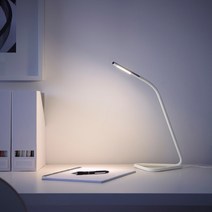 이케아 HARTE 호르테 LED 작업등 독서등 스탠드 조명, 화이트