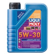 리퀴몰리 LEICHTLAUF HC7 5W30 1L (PN1790) 리퀴몰리 코리아 공식 판매점 저마찰 엔진오일, 1개