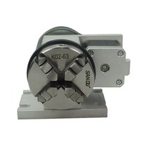 로터리 축 4축 4 턱 척 50mm 65mm 80mm cnc 라우터 3040 6040 8060용 4257스테퍼 모터가 있는 심압대, 협력사, 65mm 4축