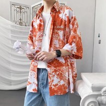 해외엑소 카이 박재범 안재현 김고은 방탄소단 지민 바캉스룩 패션st 하와이안 플라워 셔