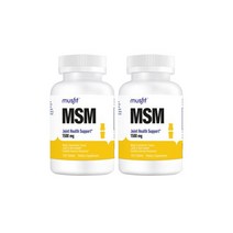 4개 musfit 머스핏 MSM 1500 mg 조인트 헬스 서포트 120 타블렛 Musfit, 2개 머스핏 MSM 1500 mg 조인트
