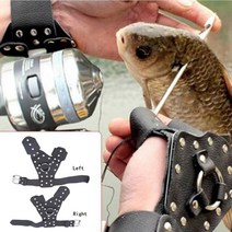 보호 장갑 왼쪽/오른손 야외 촬영 새총 투석기 낚시 Bracers 양궁 활 보호 손, -왼손