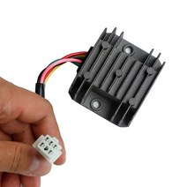 오토바이점화스위치 12V 5 와이어 전압 레귤레이터 정류기 125cc 먼지 자전거 ATV 쿼드 오토바이 버기, 02 black Line 5