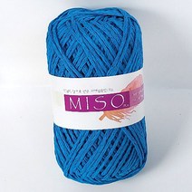 [뜨개마루]﻿ 미소실 MISO 가볍고 뜨기편한 아바카 삼베 면 혼방실, 718 터키블루