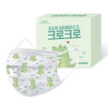케이제이 크로크로 캐릭터마스크 베이비용 초소형 100매입