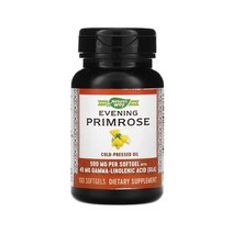 네이쳐스웨이 이브닝 프림로즈 콜드 프레스트 오일 맥스 스트렝스 1300mg 감마리놀렌산 소프트젤 120개입 Evening Primrose Cold-Pressed Oil, 120개, 1개