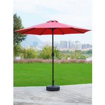 야외바베큐장 테라스 야외 파라솔 발코니 안뜰 태양 우산 정원 보안 스톱 로마 바나나, [06] 손 바나나 우산 60 물 채우기 자료