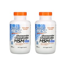 닥터스베스트 글루코사민 콘드로이틴 MSM 캡슐, 360개입, 2개