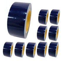소유 국산 보호테이프 랩 테이프 청랩 자국안남는 스크래치 방지 필름 50mm x 150M, 10개, 청색