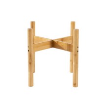 대나무 화분 스탠드 받침대 인테리어, 소 20cm