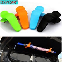 dsycar 1 쌍의 자동차 트렁크 패스너 유니버설 우산 홀더 행거 후크 다기능 인테리어 커버 랙 클립, Black_One Size, Black_One Size, Black