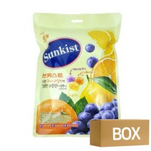 해태 선키스트 캔디 317g X 8봉 1박스/선키스트/과일맛캔디/잼캔디/과일잼, 1, 1