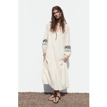 독일 자라 ZARA 자수 셔츠 드레스