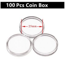 100Pcs NFC Ntag215 코인 태그 키 13 56MHz NTAG 215 Tagmo 카드 라벨 RFID 초경량 직경 25mm 라운드 박스, 100Pcs Coin Box